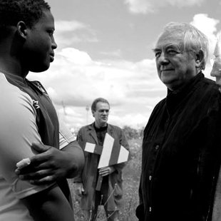 Avec Daniel Buren, 2010