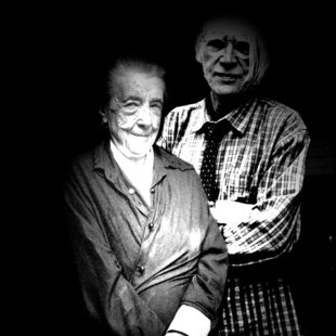 With Louise Bourgeois NY 2004