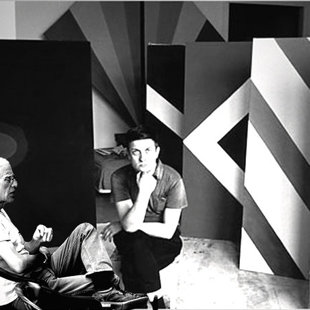Kenneth Noland studio NY 1964