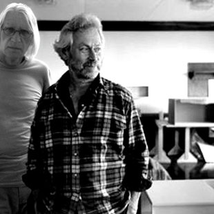 With Donald Judd Marfa (Texas) 1988