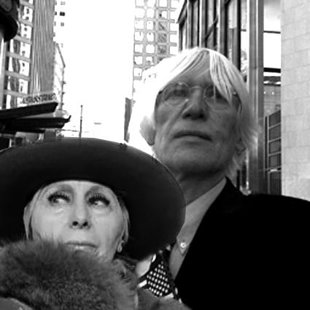 With Louise Nevelson, San Francisco, 1975 Market street. SF 