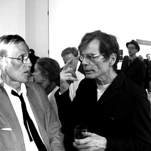 With Richard Tutle at Pace Wildenstein Gallery Exhibition, april 2009, New York