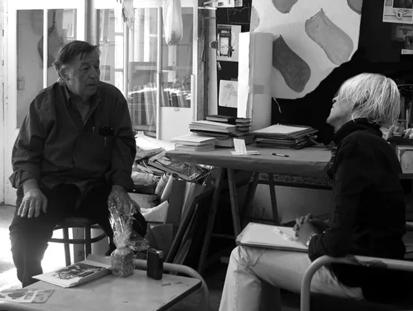 Nimes 2007, atelier  Claude Viallat