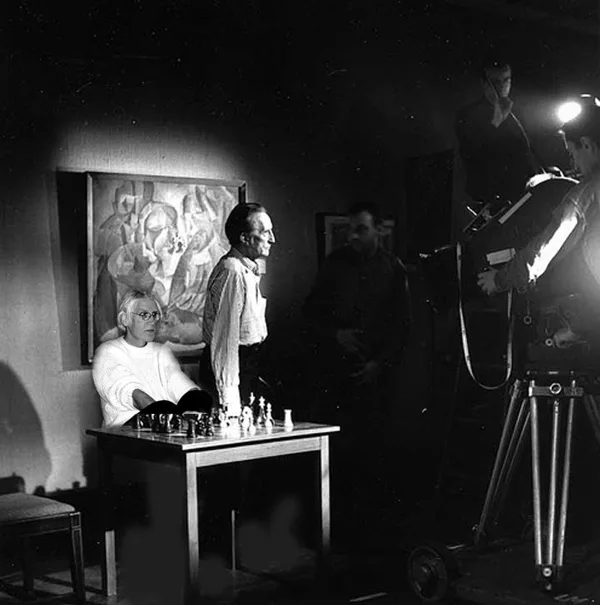 Marcel Duchamp After our game of chess NY 1963