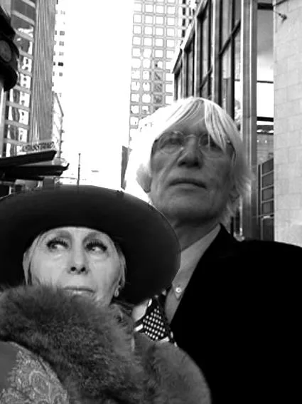 With Louise Nevelson, San Francisco, 1975 Market street. SF 