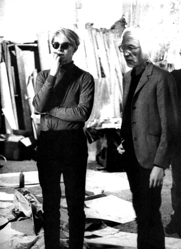 With Andy at the Factory NY, 1966
