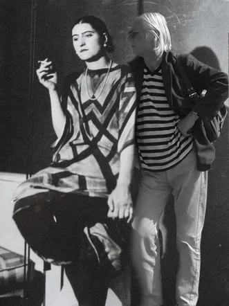 Avec Sonia Delauney, Paris 1938